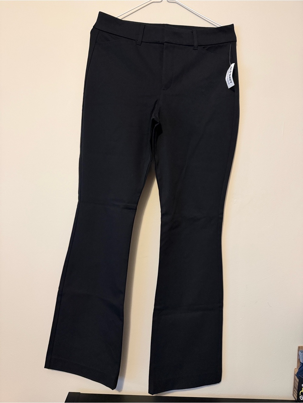 Old Navy Black Pixie Flare Pants size 8 NWT
